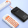 Power bank Dudao K6Pro Plus, 20000mAh, me 3 kabllo të integrume, i zi