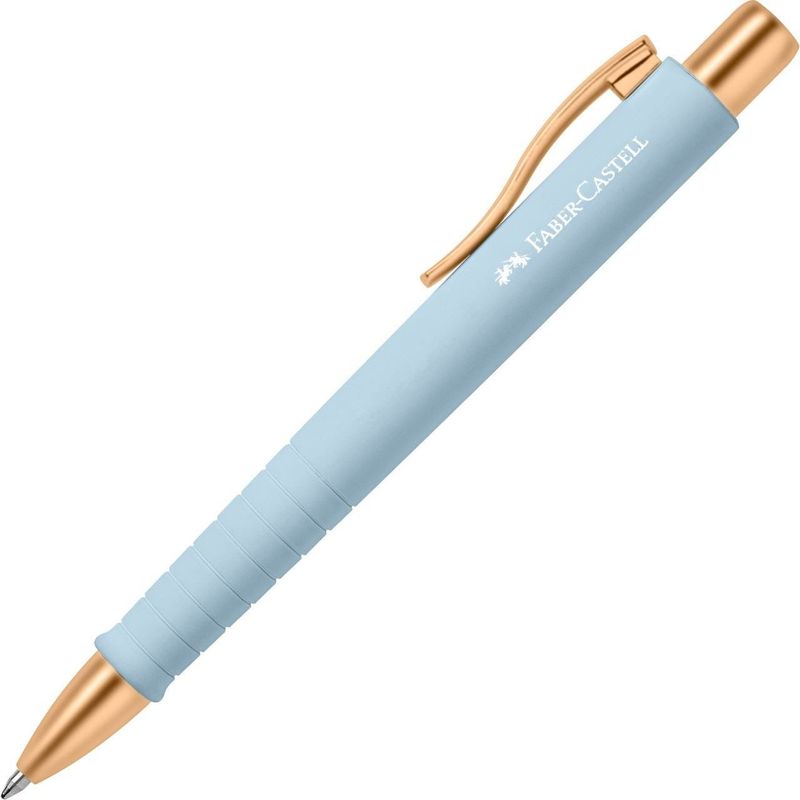 Set stilolapsa Faber-Castell Urban Poly 241186, 5 copë, blu e çelët