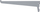 Mbajtëse rafti Silver 350mm, kapacitet 55 kg, 20 copë, ngjyrë argjend