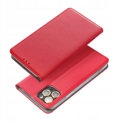 Kapak libri për telefon Xiaomi 14T Pro, smart case, i kuq