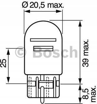 Llampë makine Bosch Pure Light BL 1 987 301 079, 12V, 21/5W W21/5W