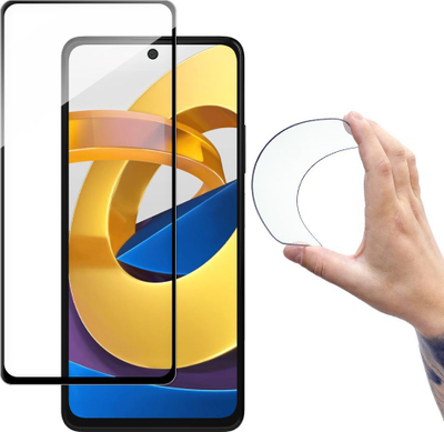Mbrojtëse ekrani Wozinsky Full Cover Flexi Nano Glass, për Xiaomi Poco M4 Pro 5G, transparente
