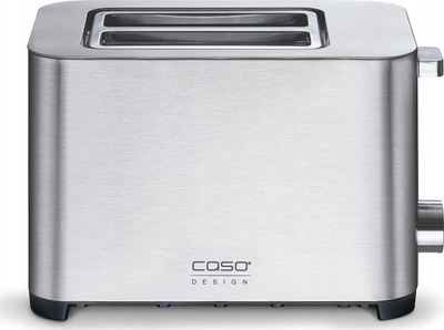 Toaster Caso CAS 1917 T2, 2 vrima, çelik inox, ngjyrë argjendi