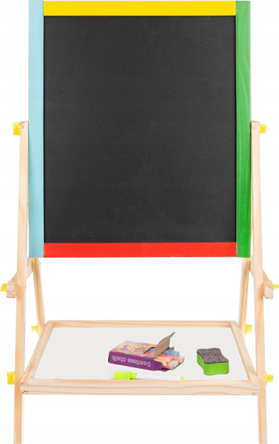 Tabla druri dyanshme Kruzzel 23546, faqe me shkumës, faqe dry erase, natyrale