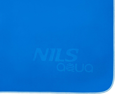 Peshqir mikrofibër Nils Extreme Nils Aqua NAR12, 180x100 cm, blu