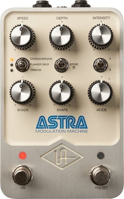 Pedal modulator Universal Audio UAFX Astra, me Bluetooth, blu
