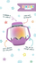 Kavanoz loje shqisore Glo Pals Sensory Play Jar, me drita LED, lejla