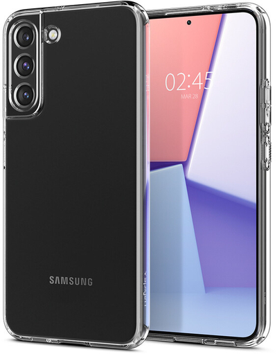 Mbrojtëse Spigen Liquid Crystal për Samsung Galaxy S22, transparente