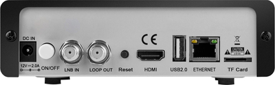 Marrës satelitor Zgemma H11S, 4K UHD, HDMI, i zi