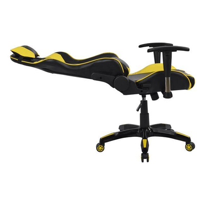 Karrige gaming, PU, 67×70×134 cm (HM1056.11), zezë/ verdhë