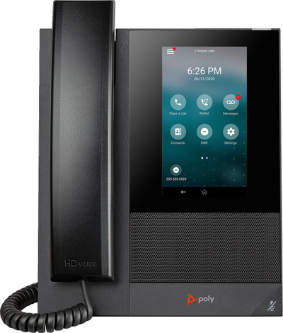 Telefoni biznesor HP Poly CCX 400, Open SIP, PoE, i zi