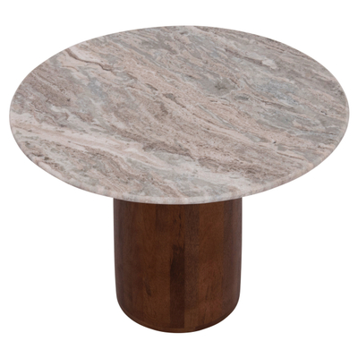 Tavolinë e rrumbullakët për kafe Maled Φ60x44,5Hcm (HM18002), gri