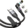 Kabllo USB KeySmart Static 360 2.0, magnetike, 1.8 m, e zezë