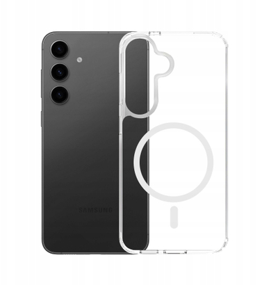 Mbështjellës telefoni 3MK Armor MagCase, për Samsung Galaxy S25 FE, transparent