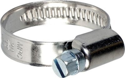 Shtrëngues me vidë MPC Industries Worm Clamp 16-25mm, gjerësi 9mm, çelik