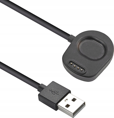 Kabllo karikimi Akyga AK-SW-55, USB, 1m, për Suunto 7, e zezë