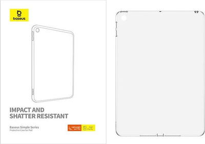 Mbulesë mbrojtëse për tablet Baseus Simple, iPad Pro 2017, transparente