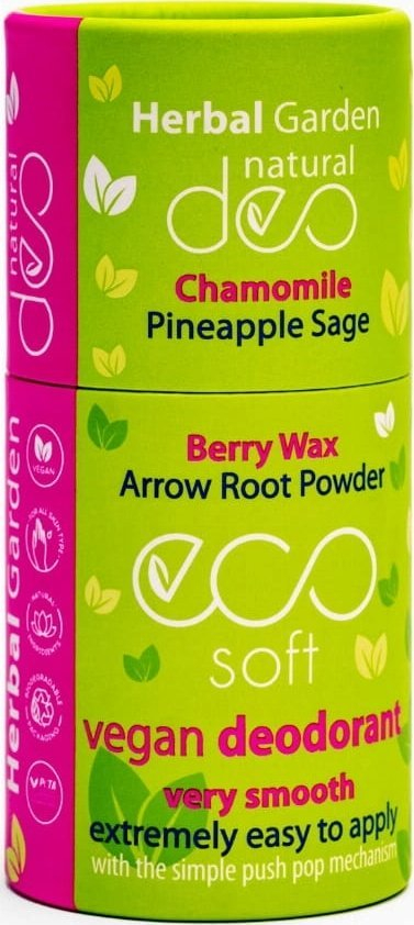Deodorant natyral Ecosoft Herbal Garden, 50ml, për lëkurë të ndjeshme, aromë barishtesh