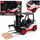Lodër forklift Toystar Forklift, me drita dhe tinguj, me pallet, bardhë e kuqe