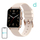 Smartwatch Colmi P20, AMOLED, Bluetooth 5.0, gold, set 2 copë