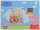 Loje magnetike edukative Peppa Pig, tabelë druri, 100 copa, shumëngjyrëshe