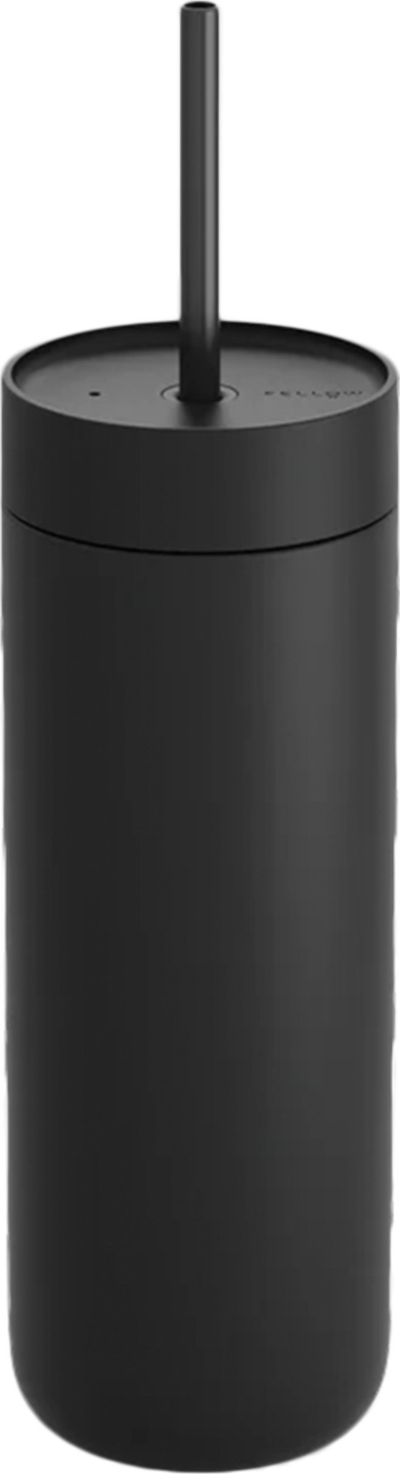 Tumbler termik Fellow Carter Cold, 600ml, me pipëz, i zi mat
