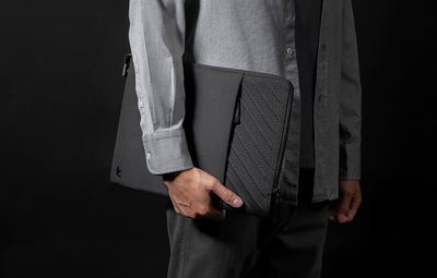 Foder laptopi Tomtoc Voyage A10, 13", dizajn i thjeshtë, i zi