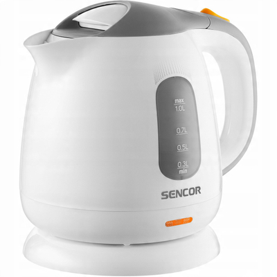 Електричен чајник May Hotel Sencor, 1L, 1100W, пластика металик
