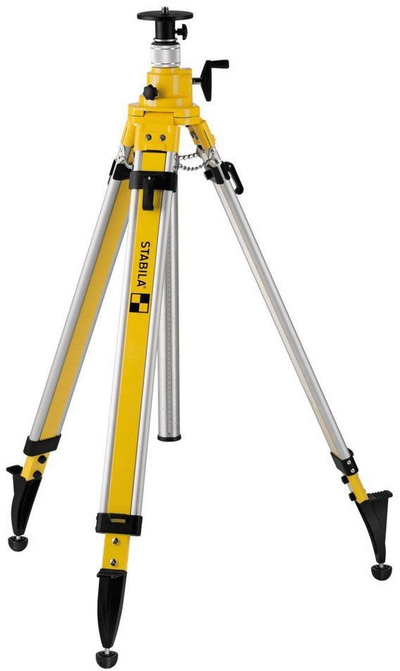 Tripod profesional Stabila BST K XL 18560, lartësi 300 cm, alumin, i verdhë