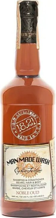 Гел за туширање и коса 18.21 Man Made Wash Noble Oud, 32 oz, за мажи