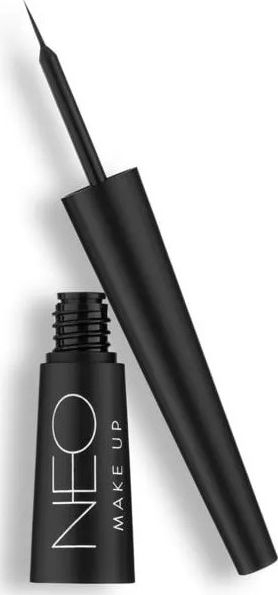 Tush i lëngshëm NEO Make Up Eyeliner, 5 ml, me shkëlqim, i zi