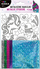 Set kreativ me sticker metalik Derform Unicorn, 5 fletë, shumëngjyrësh