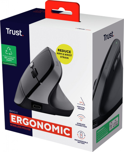 Maus Trust Bayo, wireless, USB, i zi