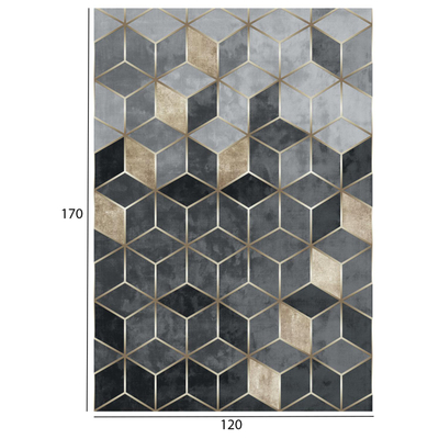 Tepih JOSIANE 120×170 me thekë HM7677.18, gri/ ari