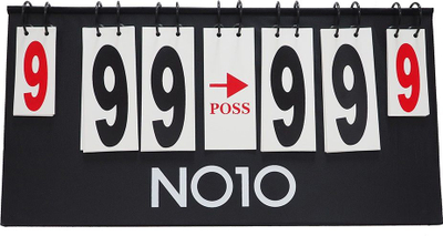 Табла за резултат NO10 VBBSCB CLB2412, до 999 поени, преклоплива, црна