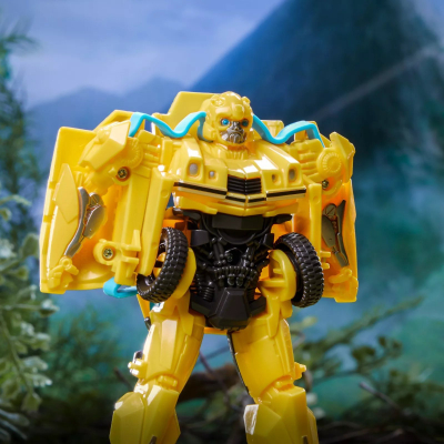 Lodër figurë Hasbro Transformers Bumblebee Flex Changer, Rise of the Beasts, që kthehet, e verdhë