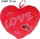 Jastëk ushqyerjeje Sunday Bikes Heart Cushion, 37 cm, në formë zemre