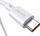 Kabllo Baseus USB - C (BSU2849WHT), 1 m, e bardhë