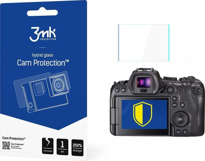 Mbrojtës xhami 3MK Cam Protection për Canon EOS R6, 0.2mm, transparent