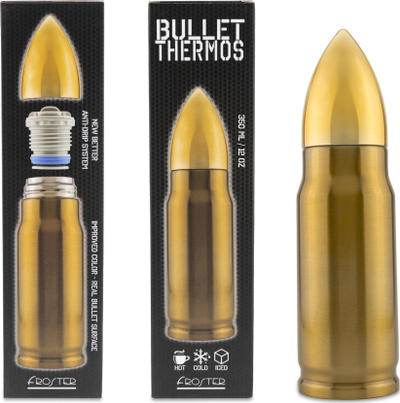 Termos Bullet FROSTER, 350 ml, çelik inox, ngjyrë ari