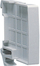 Element distancues Spacer LZ060, plastik, për shina elektrike, gri