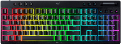 Tastierë Razer BlackWidow V4 Low Profile HyperSpeed, wireless, switch Orange, layout US, e zezë