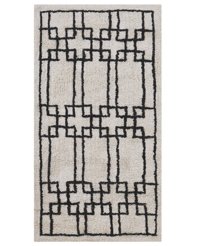 Tapet Beliani BUXAR, 140x200 cm, pambuk, krem