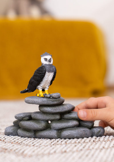 Figurinë Schleich Great Harpy Wild Life, lodër për kalamaj, shumëngjyrëshe
