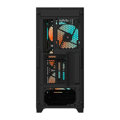 Kasa PC GIGABYTE C301 GLASS V2 Mid Tower, ARGB, xham i temperuar, e zezë