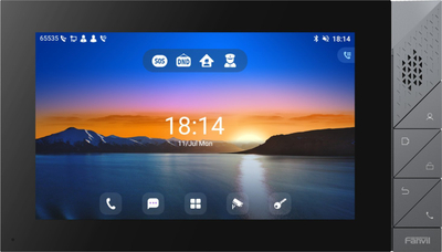 Sistem video interkomi Fanvil I55A, ekran 7", Android 9.0, çelik inox