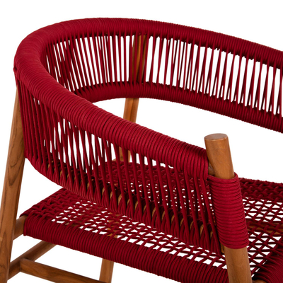 Kolltuk ngrënieje Irving 60x55x75Hcm (HM9797), kuqe
