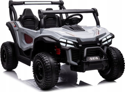 Електричен автомобил за деца Lean Cars S618 4x4, 24V, сив