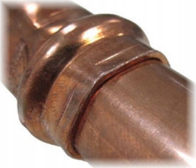 Bраник со уши Conex B Press, 15mm, внатрешен навој 1/2", бронза