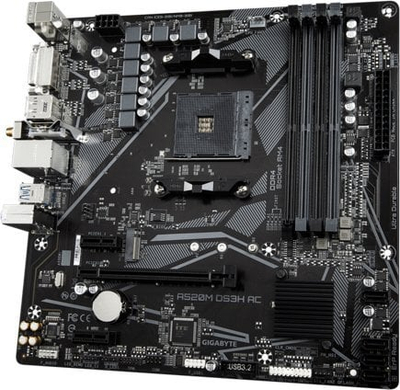 Pllakë amë Gigabyte A520M DS3H AC, socket AM4, DDR4, mATX
